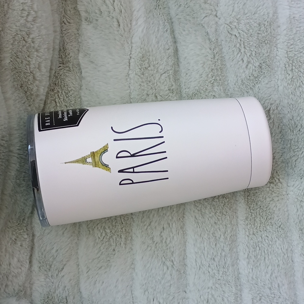 2/$20 Rae Dunn  Paris Tumbler with Eiffel Tower